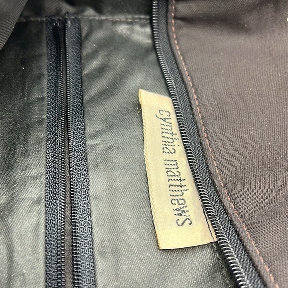 Cynthia Matthews Large Vintage 80’s Clutch Bag with Small Zip Pouch Black White - Picture 12 of 13